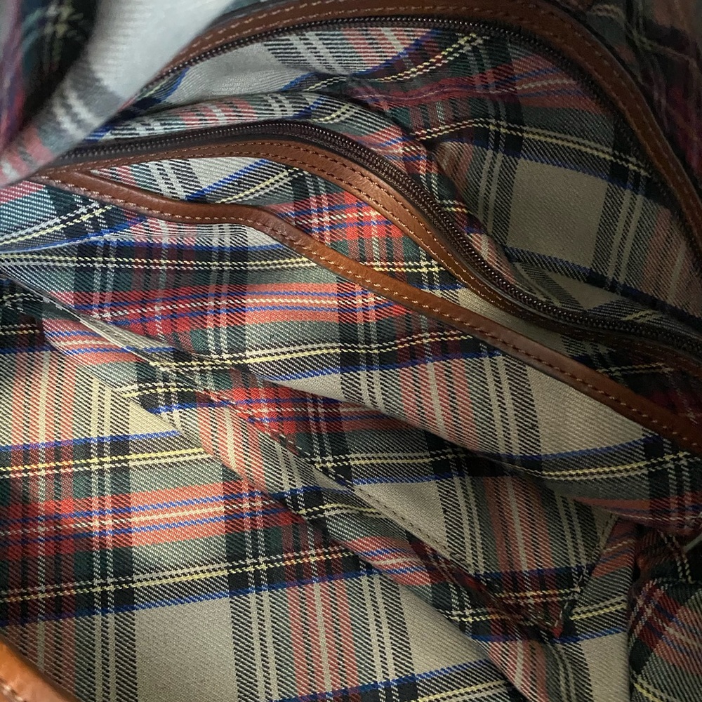 Vintage Brown Leather Bag - Picture 5 of 6